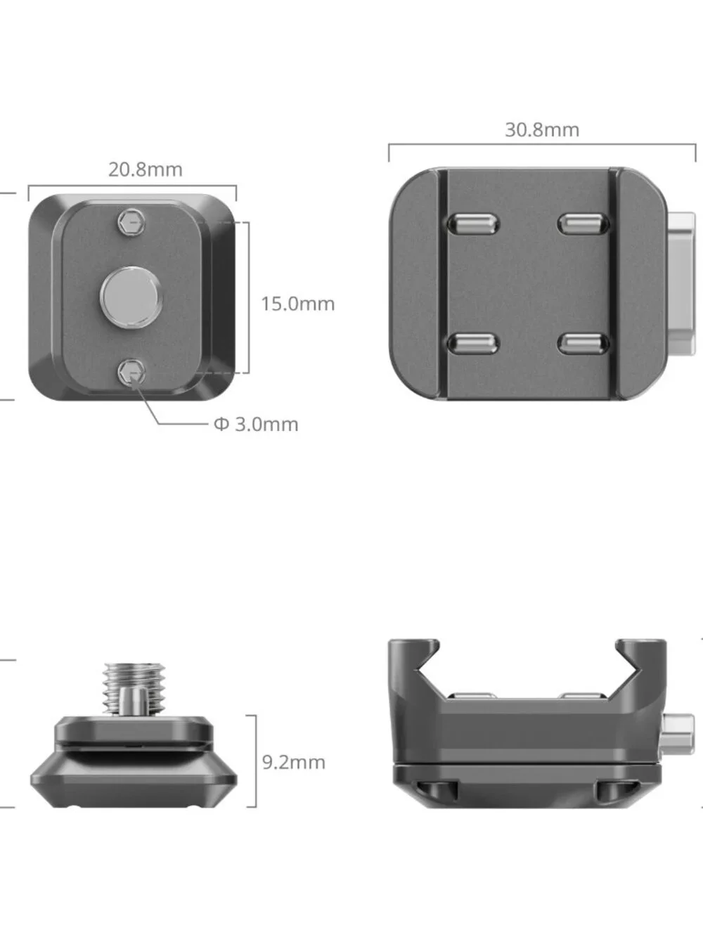 Smallrig HawkLock H21 Universal Camera Quick Release Mount Plate Kit